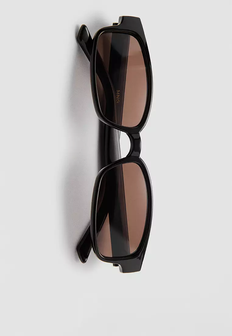 Rectangular-Frame Sunglasses