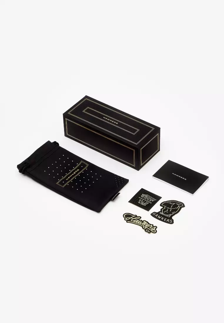 HAWKERS Crystal Red Blue Gradient ONE LS Sunglasses for Men and Women. UV400 Protection. Official Product Designed in Spain