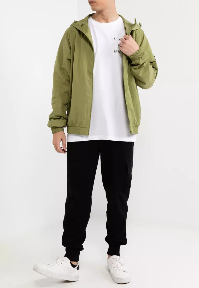 Hooded harrington jacket best sale