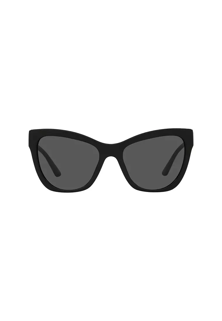 Women's Cat Eye Frame Black Acetate Sunglasses - VE4417U