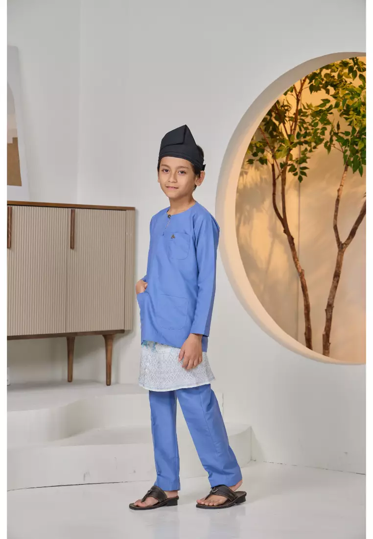Baju Melayu Moden Teluk Belanga For Kids