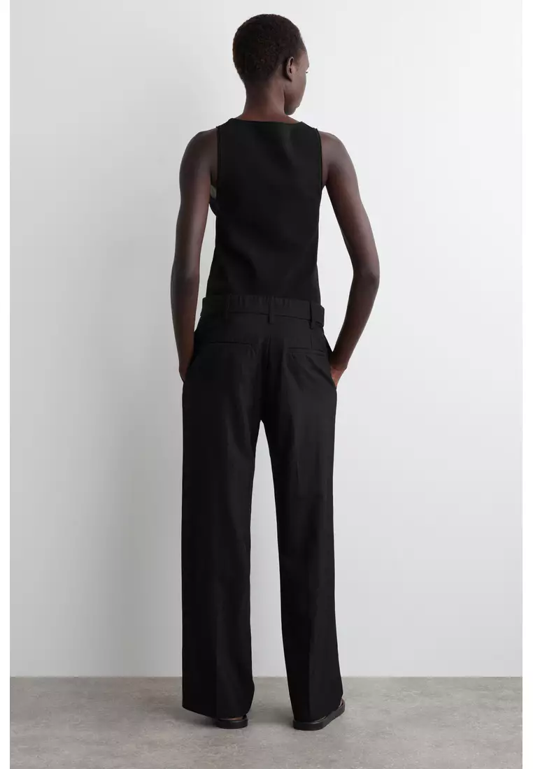 FLUID DRAWSTRING TROUSERS