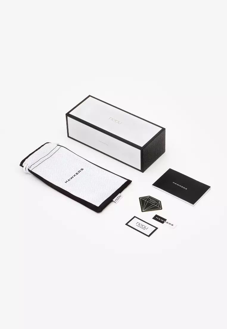 HAWKERS Frozen Grey Rose Gold NOBU Asian Fit Sunglasses for Men and Women. UV400 Protection. Official Product Designed in Spain