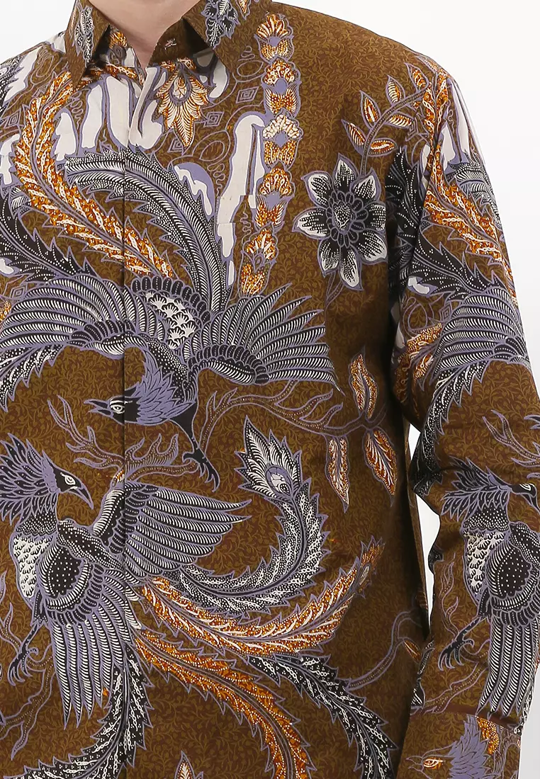 Kemeja Batik Katun Lengan Panjang Motif Towus Batik Exclusive Premium
