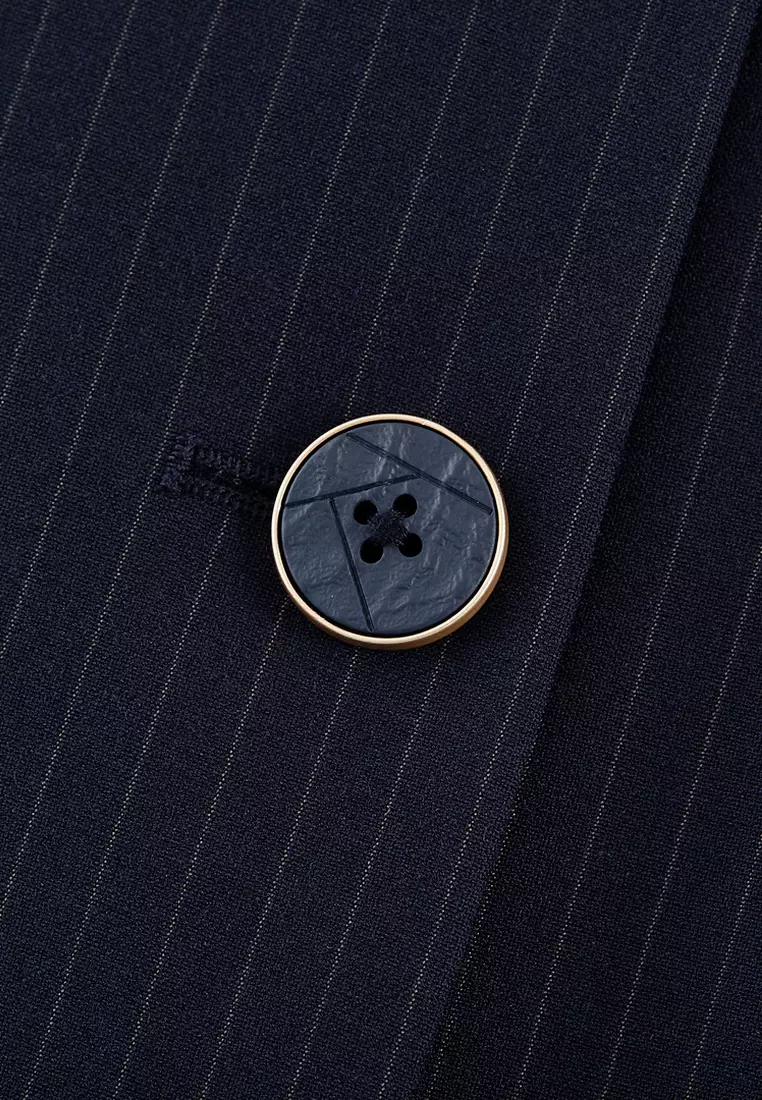 Long Sleeve Easy Fit Suit Blazer