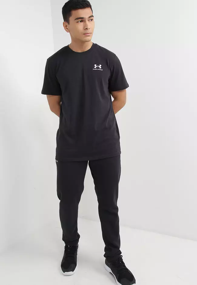 Men's Logo Embroidered Heavyweight Short Sleeves T-Shirt