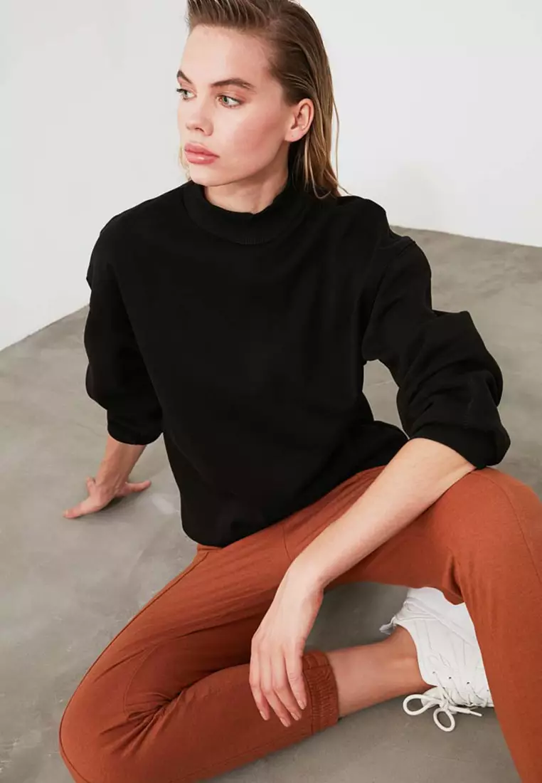 Mock Neck Sweatshirt