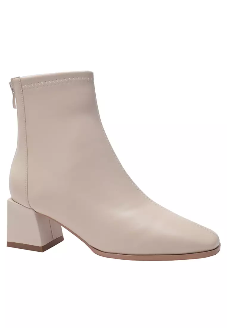 Discount on Twenty Eight Shoes  shoes - SKU: Synthetic Leather Mid Ankle Boots 2156-2