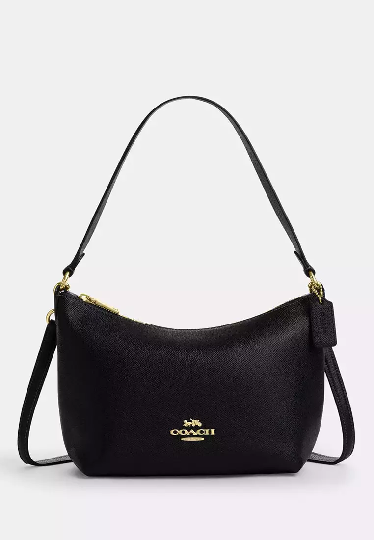 Zip top shoulder bag shop