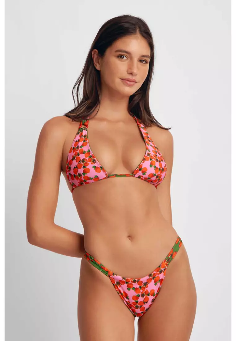 Giana Reversible Cheeky Bikini Bottoms / The Big Apple