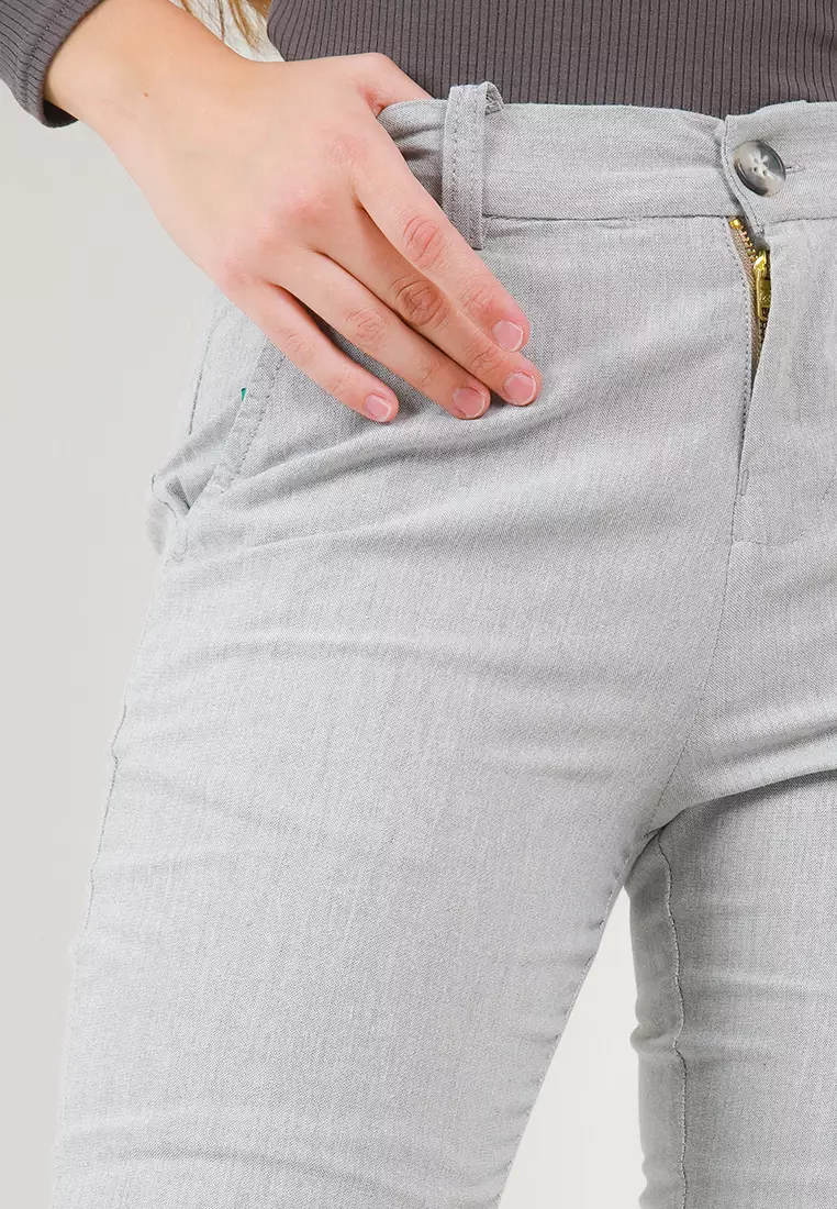 Mid Waist Straight Pant FTW334