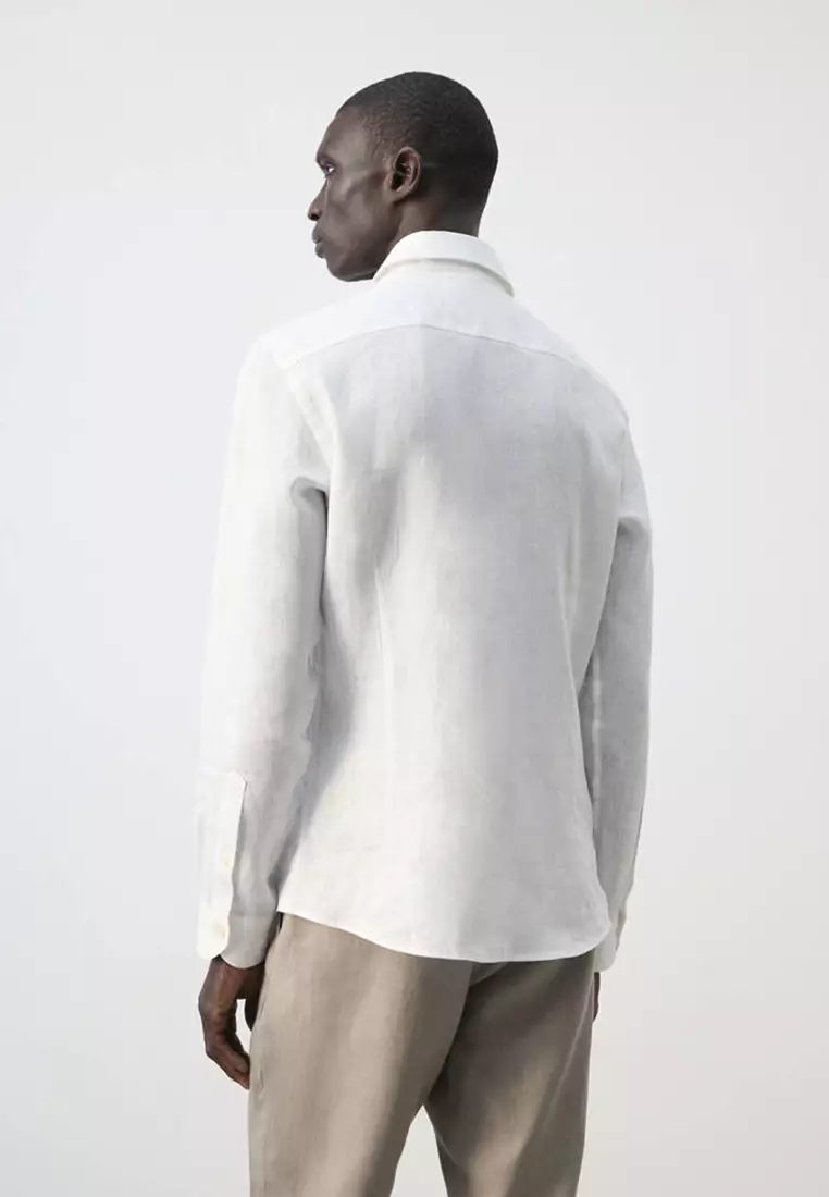 100% Linen Slim-Fit Shirt