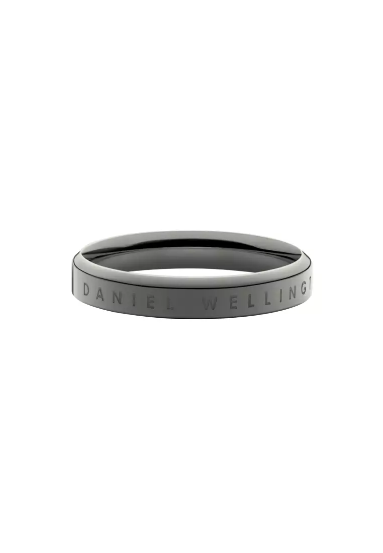 Classic Ring Anthracite Grey - Unisex Ring - Couple Rings - Stainless steel Ring for Women and Men - DW Official