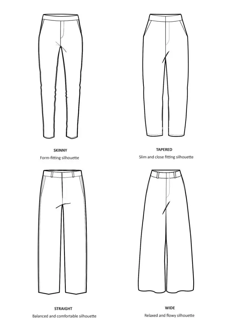 Cozy: Pull Up Straight Leg Trousers