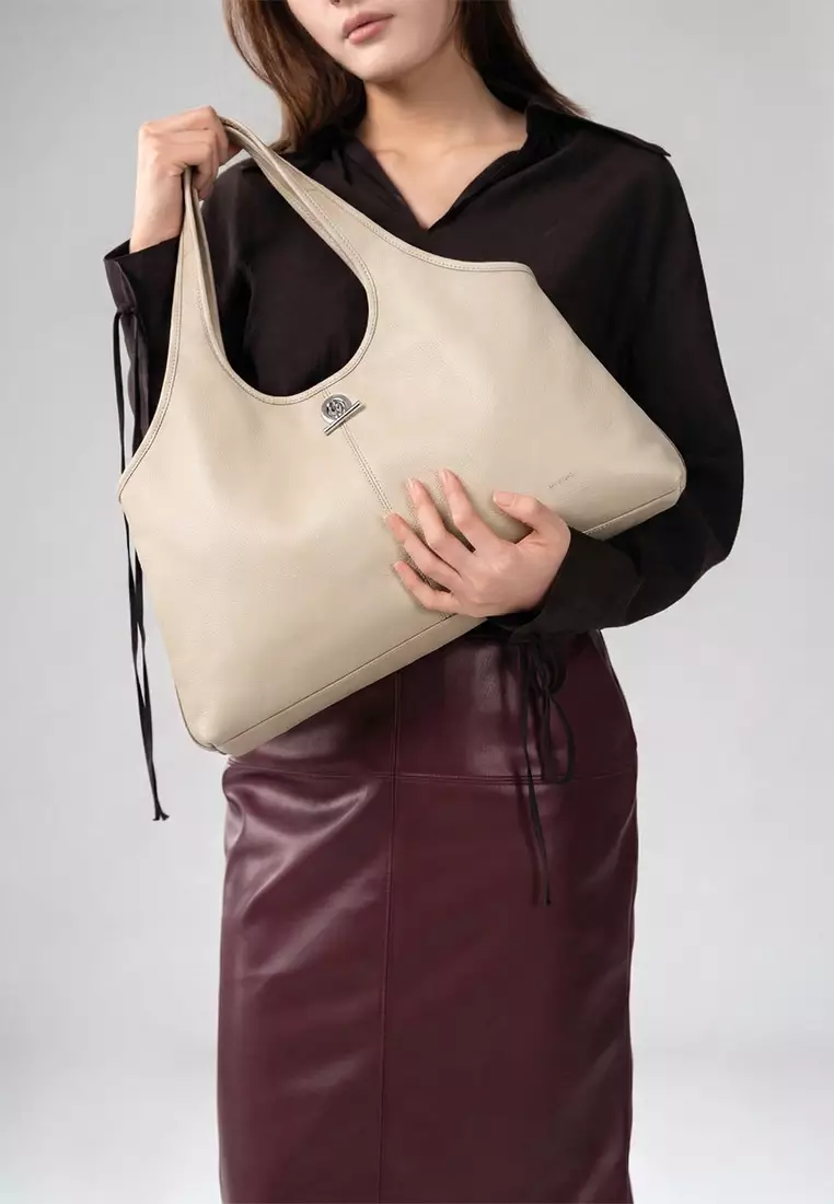 ALEX II Landscape Tote Bag - Cream Beige
