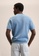 MANGO Man blue Knit Cotton T-Shirt F7C4DAA58109FEGS_2