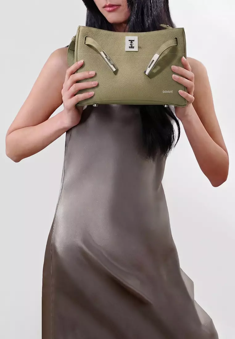 SAOIRSE Soft Structural Belt Tote II Mini - Sand
