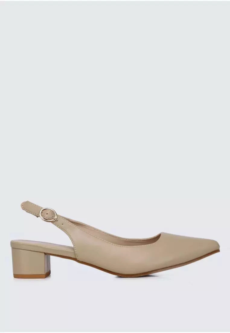 Discount on My Ballerine  shoes - SKU: My Ballerine - Valerie Comfy Heels In Nude