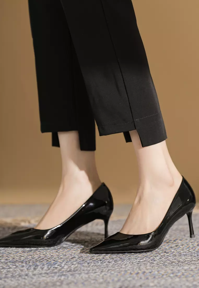 Buy Twenty Eight Shoes 6.5CM Pointy Faux Patent Leather Pumps