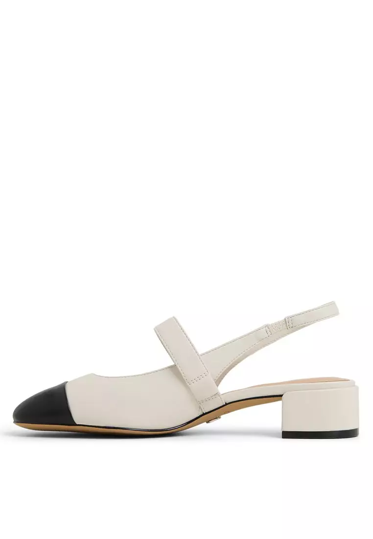 Agathe Slingback Low Block Heels