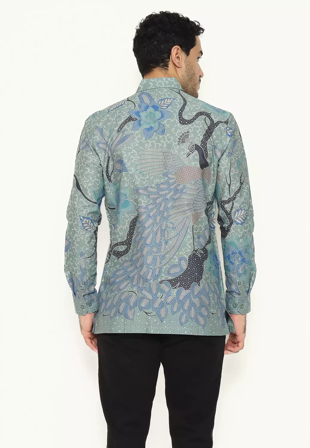 MAGINOT GUNA Batik Pria Slim Fit Lengan Panjang