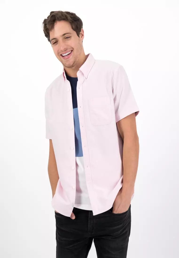 Buy American Eagle Men ShortSleeve Oxford ButtonUp Shirt 2024 Online