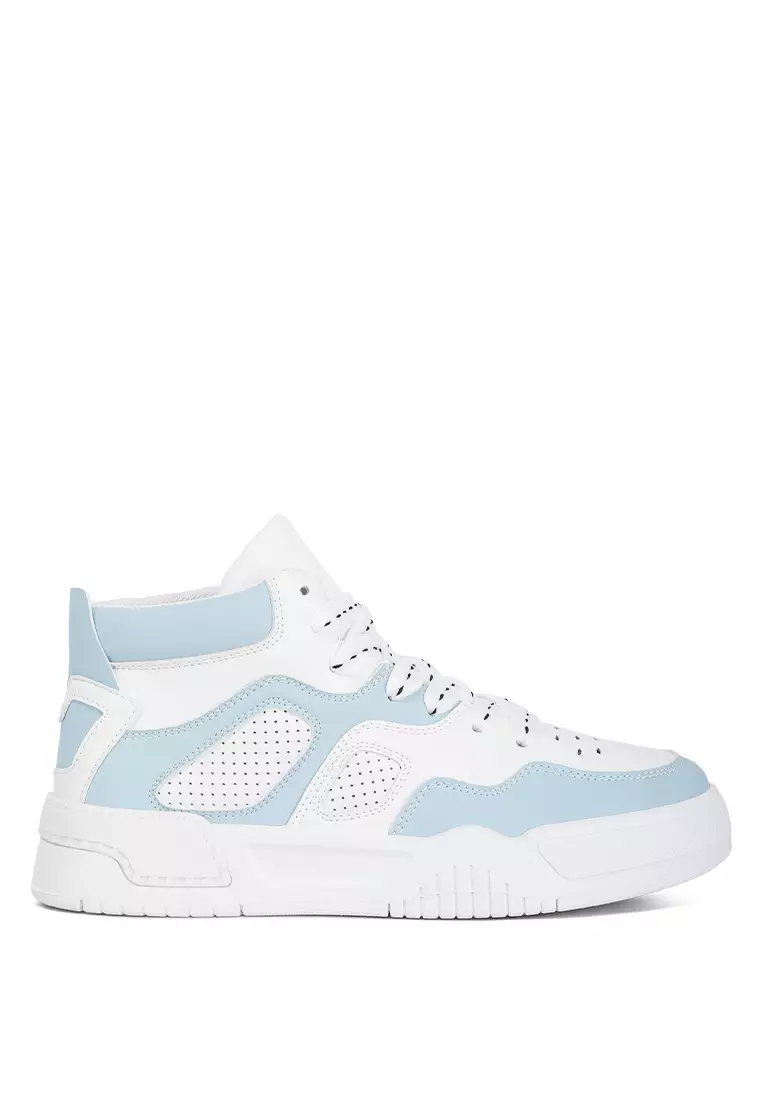 Discount on London Rag  shoes - SKU: Blue White Ankle Length Sneakers