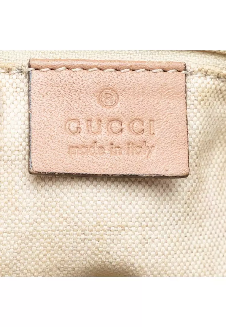Pre-Loved Gucci Medium Diamante Canvas Sukey Tote