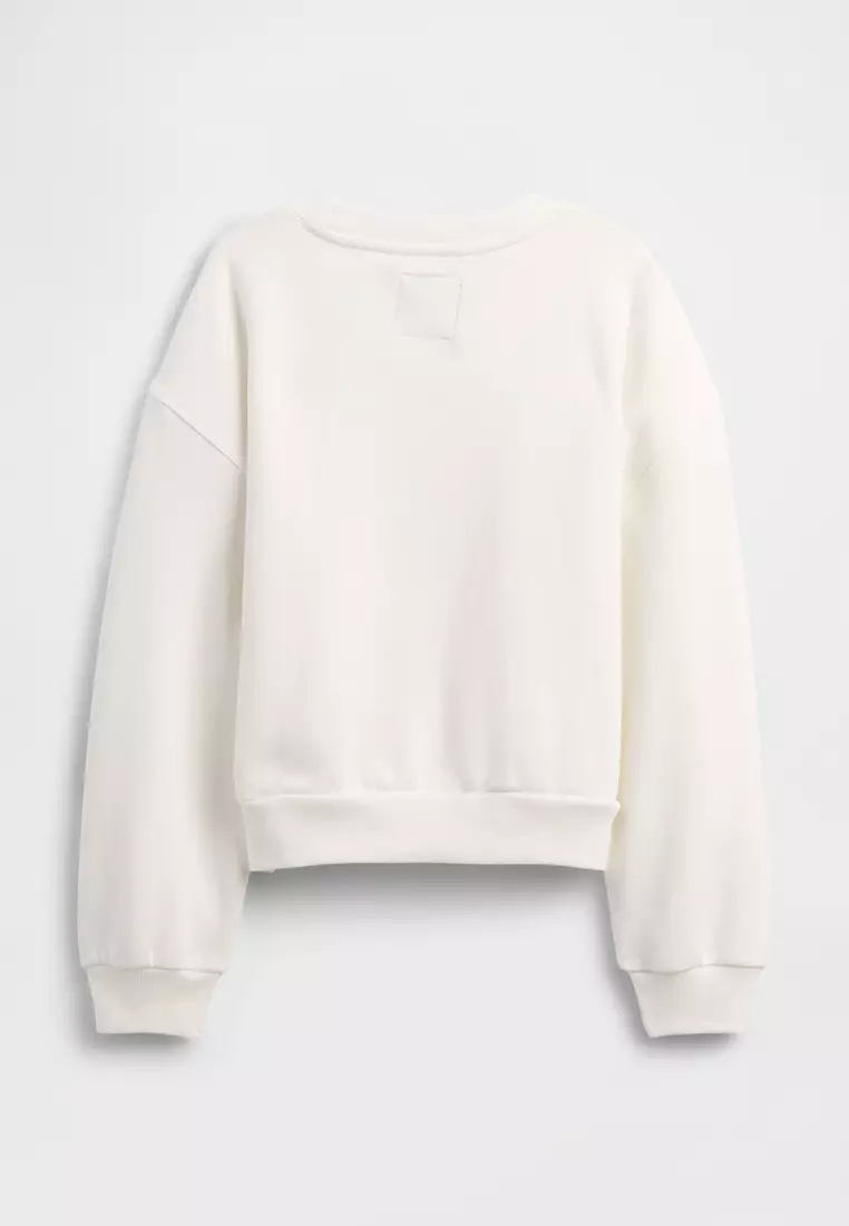 Disney Logo Wedge Crew Sweatshirt