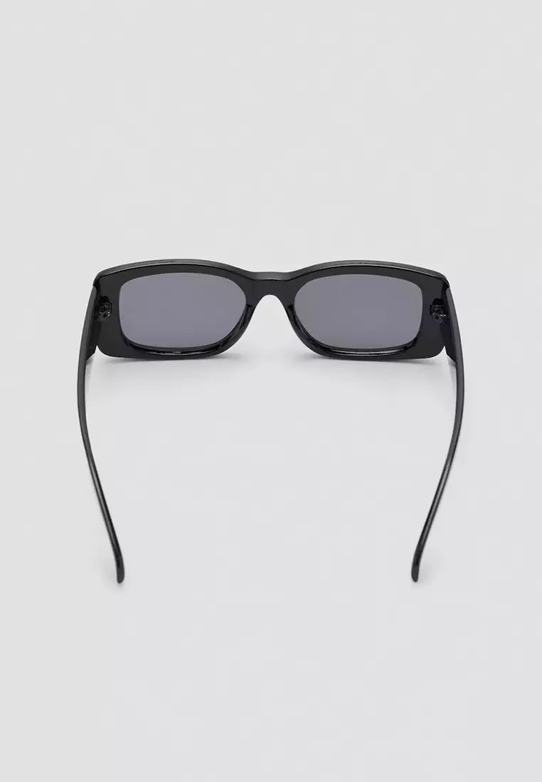 Rectangular-Frame Sunglasses