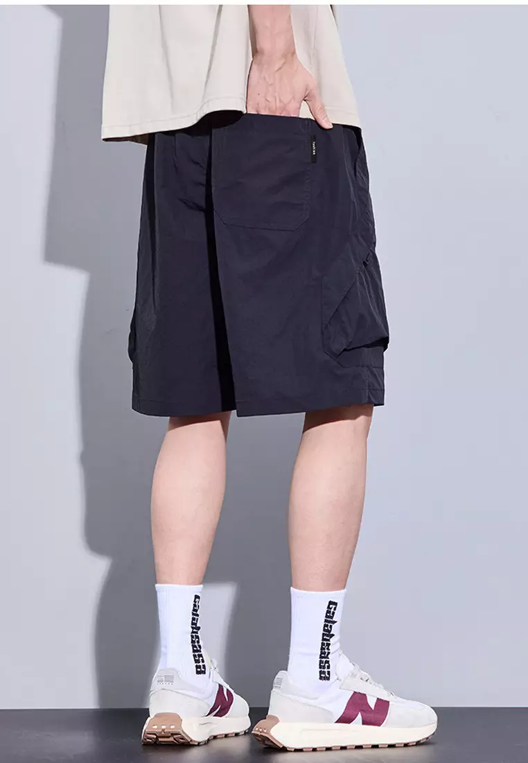 Drawstring Cargo Shorts