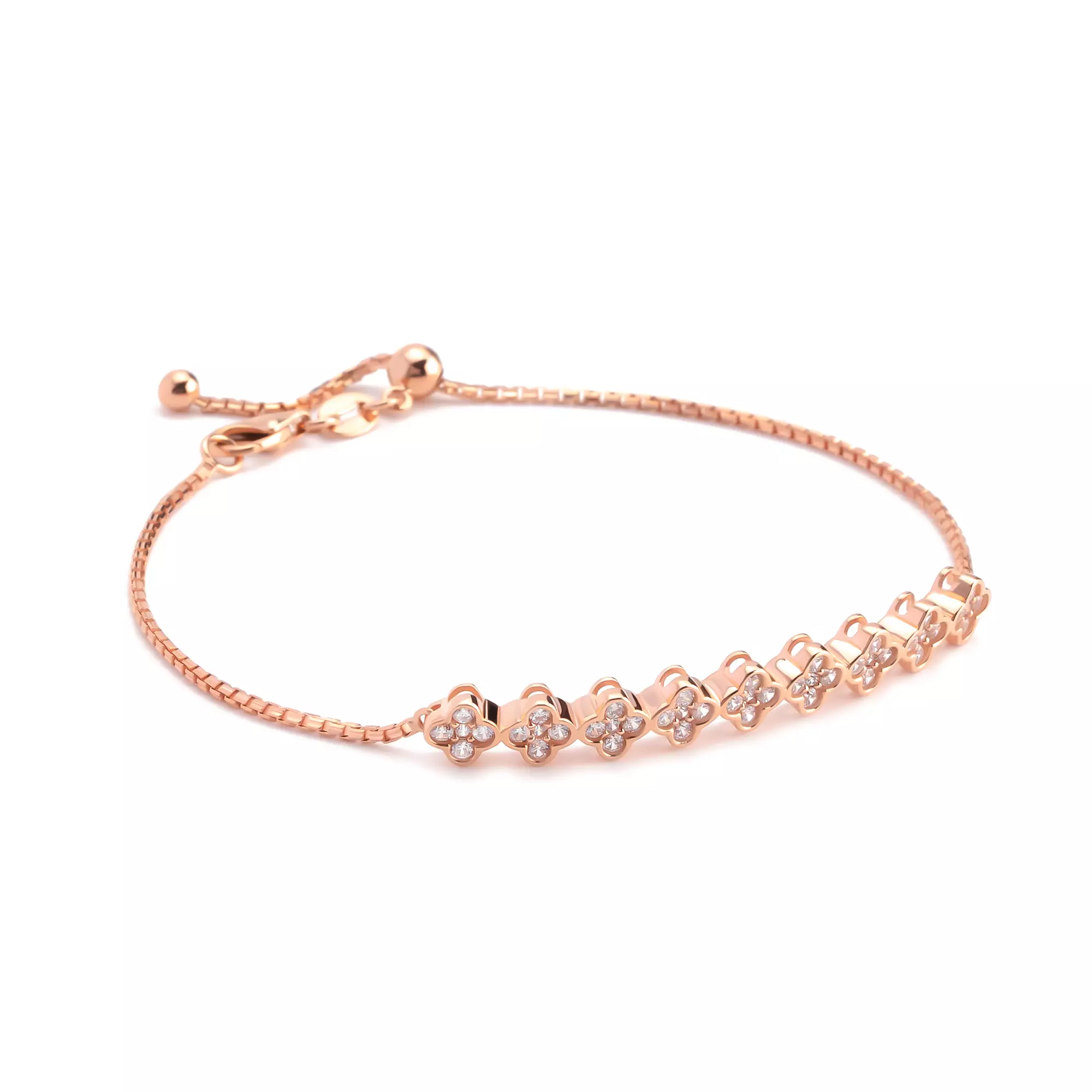 Gelang Emas 7k - Elea Gold Bracelet - Adorn Collection 01 - Juene Jewelry
