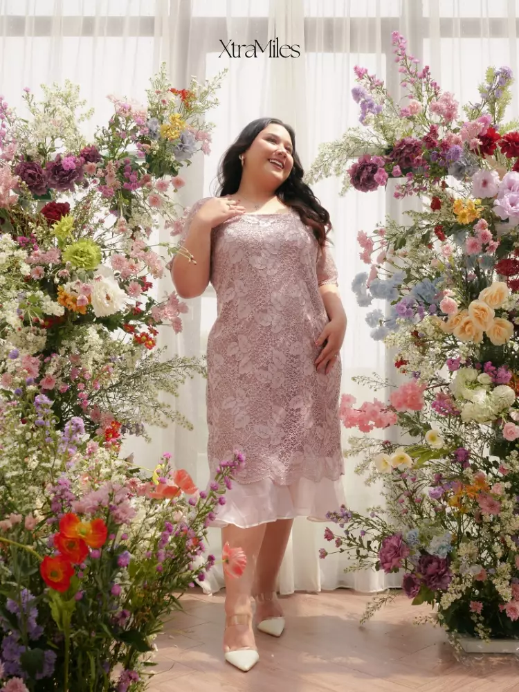 xtramiles Ladies dress candace dusty lilac