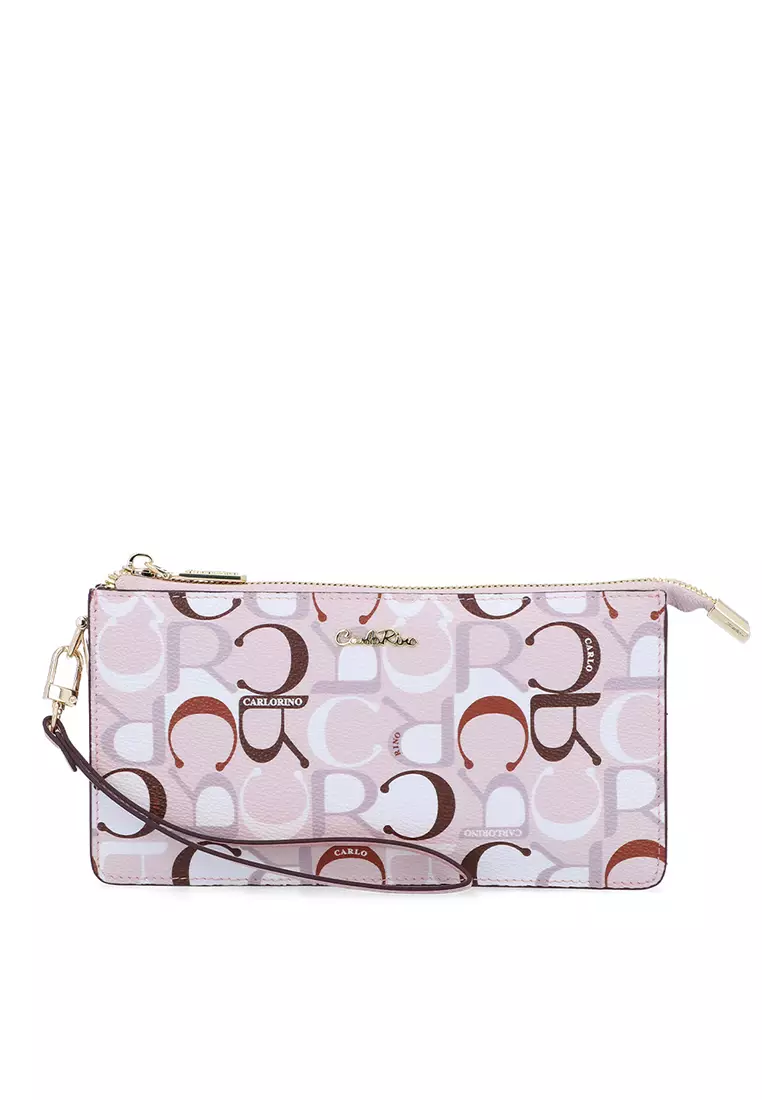 Light Pink Carlo GEO Wristlet