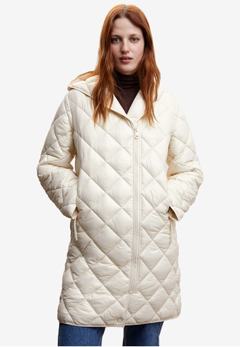 Mango Hood Quilted Coat | ZALORA Malaysia