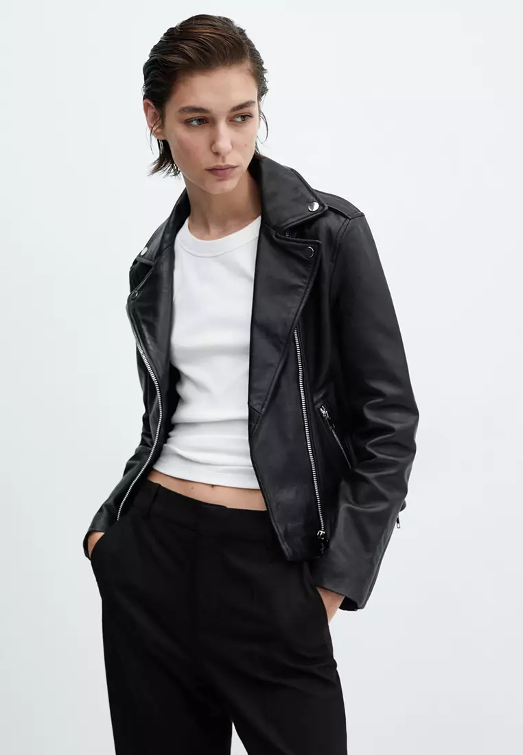 Zalora leather clearance jacket