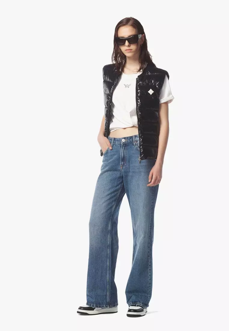 Packable Down Vest in ECONYL®