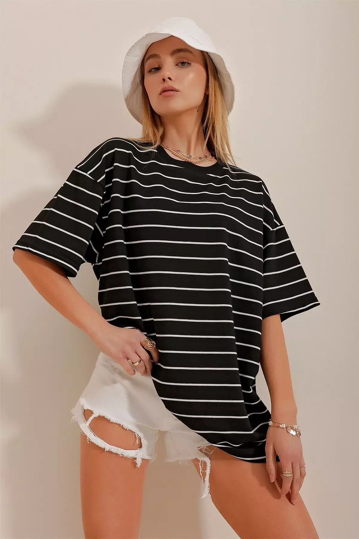 Striped Oversize T-Shirt