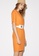 iROO orange Basic Drop Shoulder Short Dress B52D0AA602D203GS_4