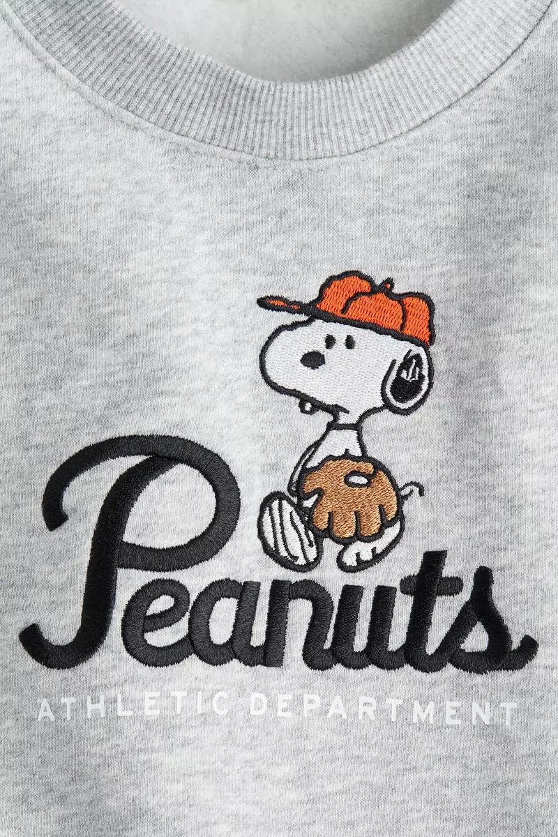 Oversized printed sweatshirt