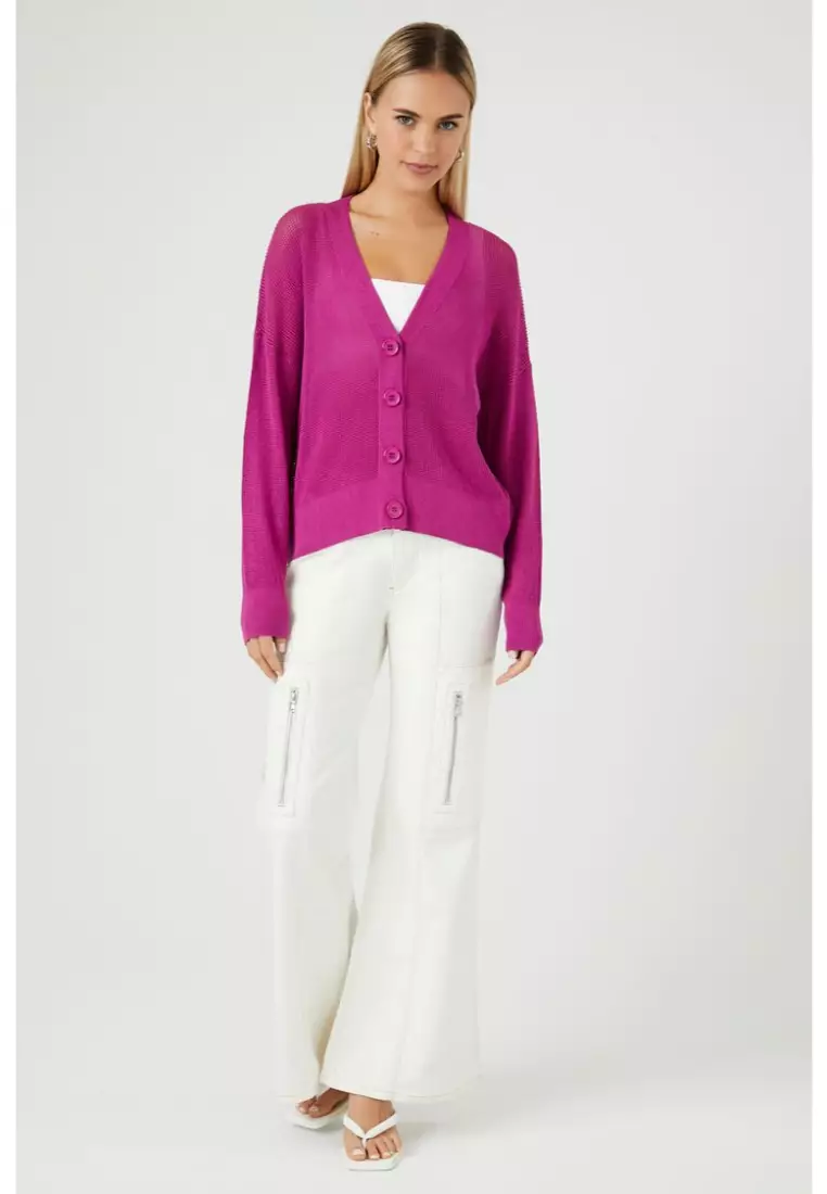 Buy FOREVER 21 V Neck Cardigan Sweater 2024 Online ZALORA