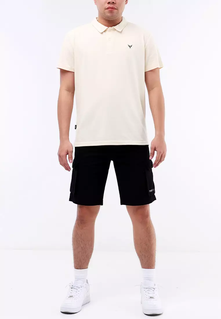 Collared Waffle Short Sleeve Polo