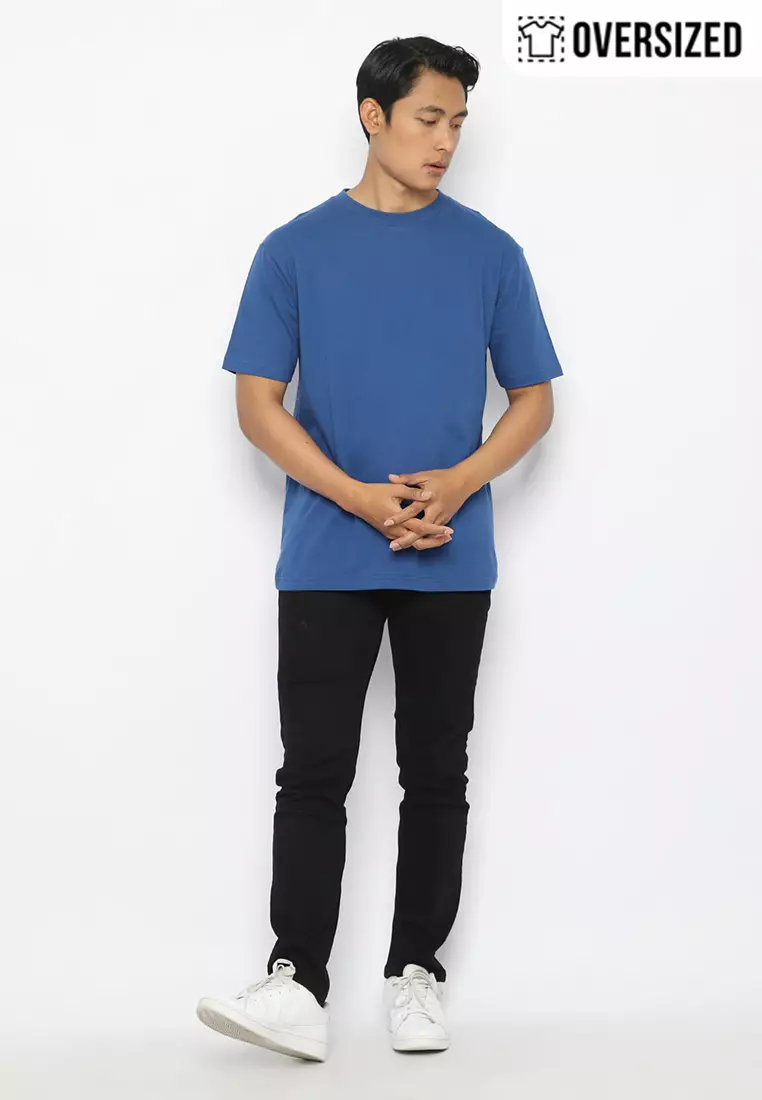 RBJ T-Shirt Cotton Polos Oversized Pria 2079030001