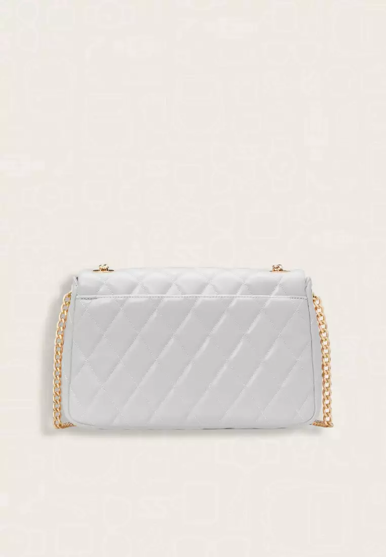 Kate Spade Carey Medium Flap Shoulder Bag Stone Path