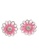 estele pink Estele Rhodium Plated Enamel Flower Pendant Set for Women 1F407AC6A1E19FGS_5