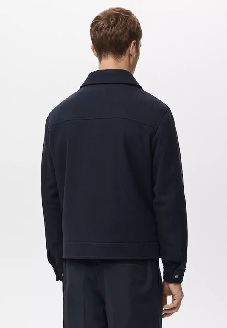 Wool Zip-Up Jacket