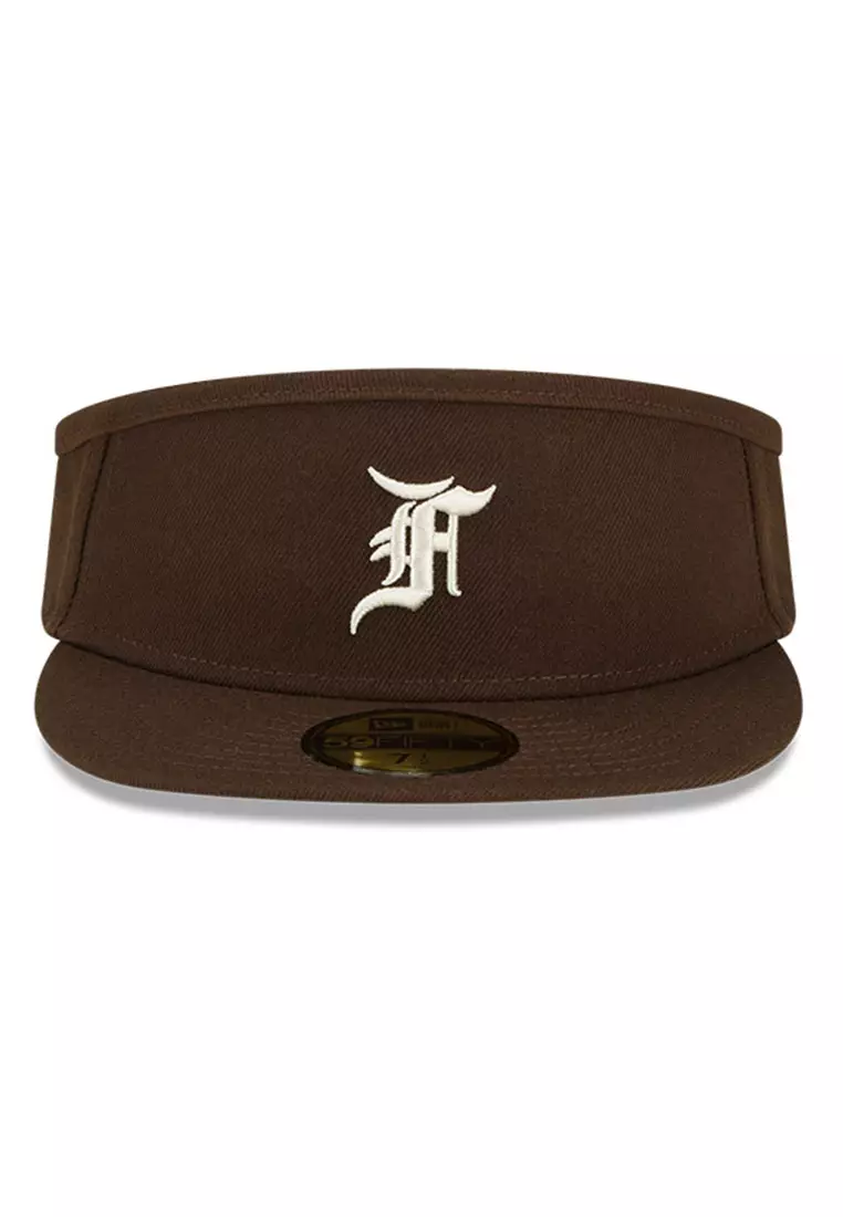 Detroit Tigers MLB Fear of God Essentials Brown 59FIFTY Fitted Visor