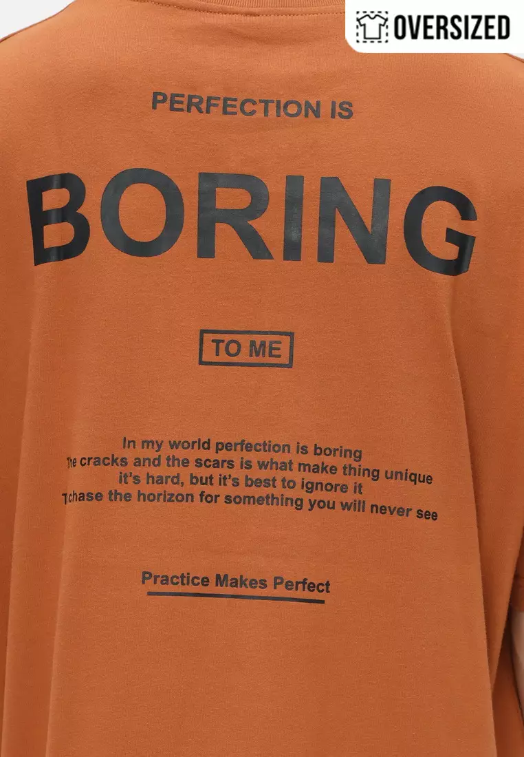 NX T-Shirt Cotton Combed Tebal Oversized Pria 2079370451