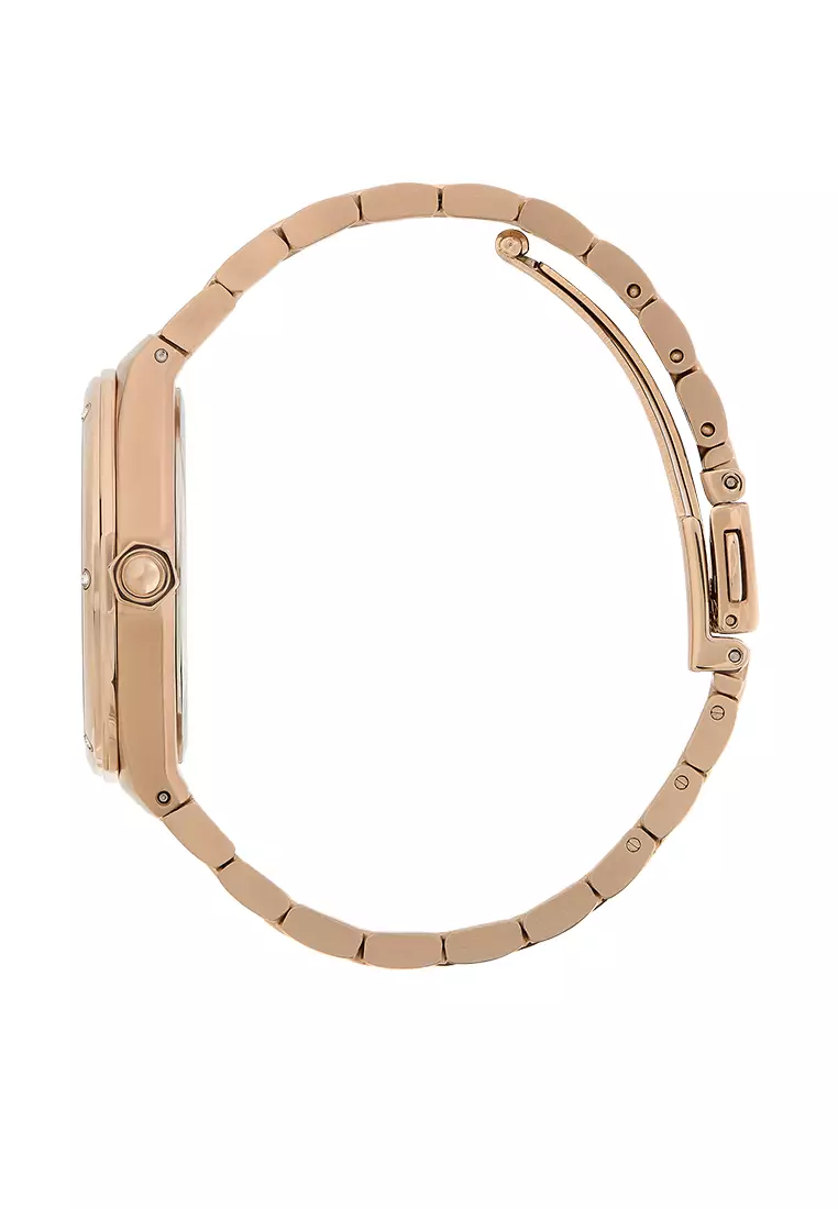 Olivia Burton 33mm Hexa Blush & Carnation Gold Bracelet Watch - 24000030