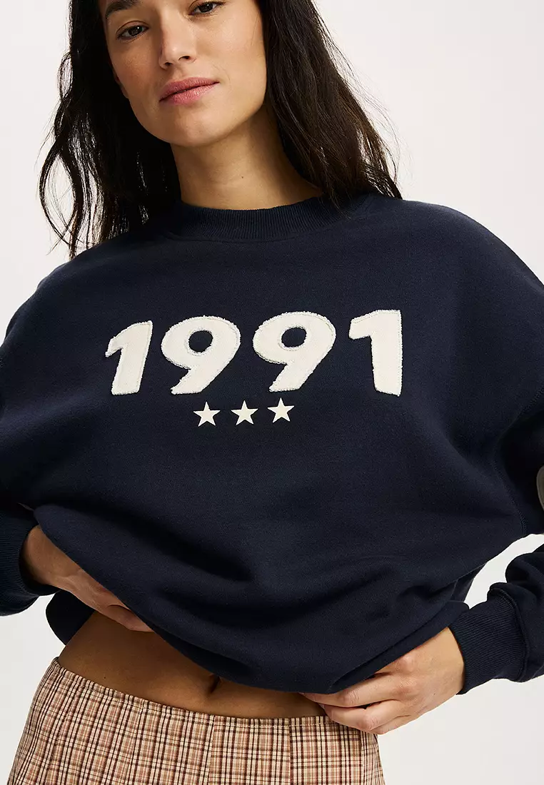 Graphic Crew Sweatshirt